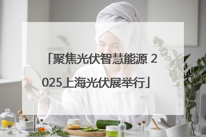 聚焦光伏智慧能源 2025上海光伏展举行